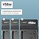 vhbw USB Ladegerät kompatibel mit Fujifilm Instax 90 Mini Neo Classic Kamera Camcorder/Akku - Ladeschale, Ladestandsanzeige