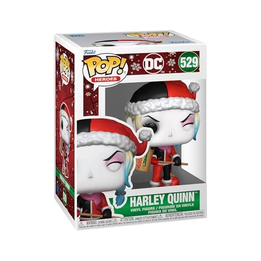 Funko Pop! Heroes: Holiday '24 – Harley Quinn - DC Comics - Figura de Vinilo Coleccionable - Idea de Regalo- Mercancia Oficial - Juguetes para Niños y Adultos - Comic Books Fans