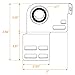 HardwareX supply Garage Door End Bearing Plates Flange Bracket Sealed 1641-2RS Ball Bearing