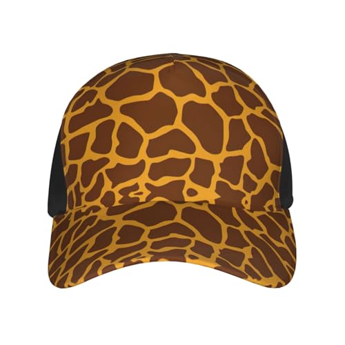 Gorra deportiva negra con estampado de jirafa miniatura 2