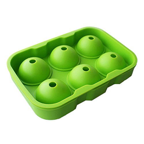 Silicone 6 Hole Ice Cube Ball Drinking Wine Tray Brick Round Maker Mold