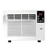 GIZMIT Condizionatore da Finestra da 1881 BTU, unità compatta Senza Installazione complessa, Silenzioso e Facile da Montare; Ideale per Caravan, Motorhome, Veicoli ricreativi e Camper. +1.8mTent