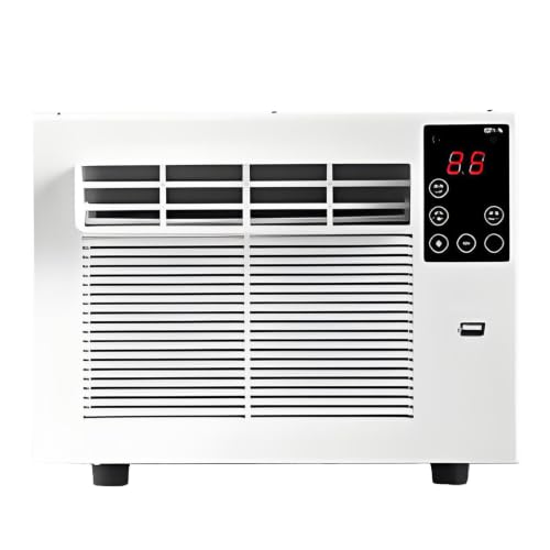GIZMIT Condizionatore da Finestra da 1881 BTU, unità compatta Senza Installazione complessa, Silenzioso e Facile da Montare; Ideale per Caravan, Motorhome, Veicoli ricreativi e Camper. +1.2mTent