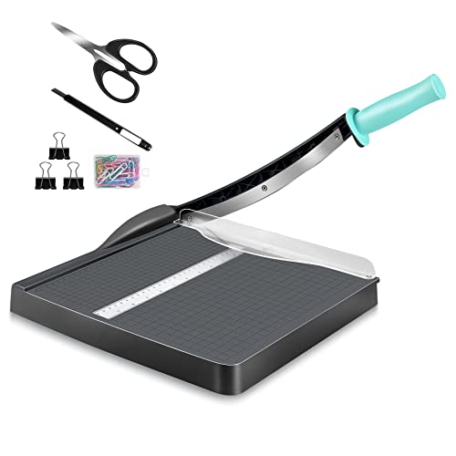 Papierschneider A4, Hmseng Fotoschneider 300mm Schnittlänge, Schneidemaschine, für Scrapbooking, Bastelarbeiten, Papier, Gutscheine, Etiketten, Karton