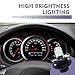 yorpyep 5 PCS DB501 Car Dashboard Light, T5 Waterproof Heat-resistant Halogen Indicator with Flat Top, Super Bright A/C Climate Control HVAC Switch Light Bulb, Universal for Most Cars (White)