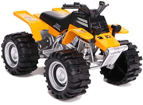 Toyland 11cm Quad-Bike mit Druckgussantrieb Designs - GELB -...