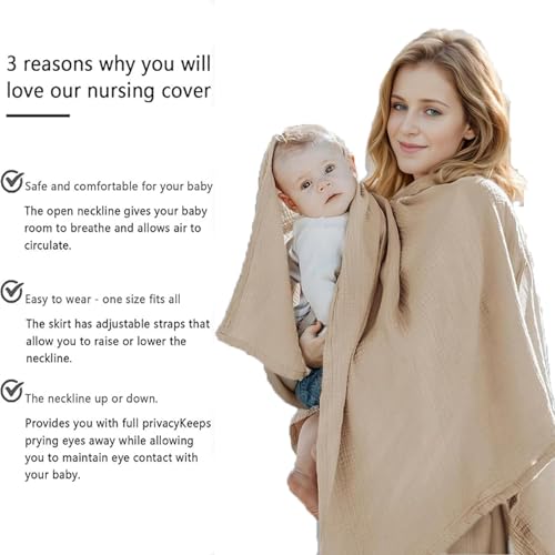 Stilltuch, Stilltuch für Unterwegs, Kinderwagenabdeckung, Stillschal für Baby Mutter, Stillschal für Unterwegs, Nursing Cover, Stillen, Breastfeeding Cover