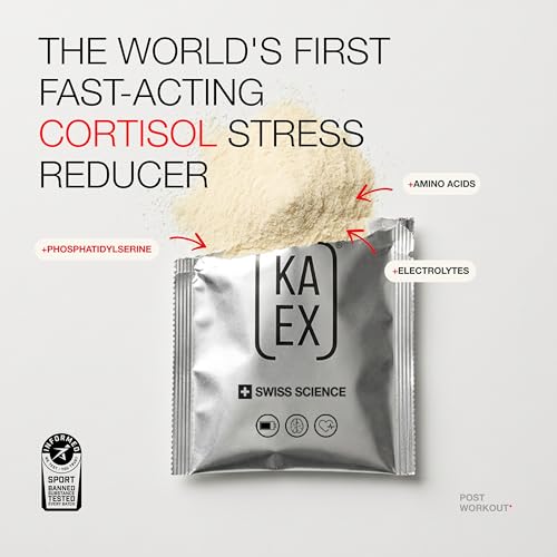 KA EX - Cortisol Stress Reducer for Athletes | Post-Workout Recovery Gamechanger | Clinically Tested and Trusted by Thousands of Pro Athletes | Swiss Science I Vegan (3 Pack) - Image 3