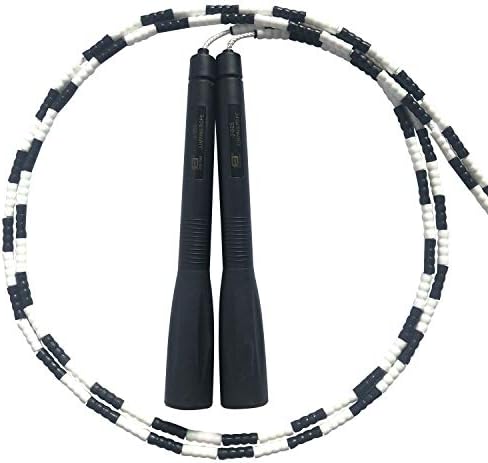 YZLSPORTS Professional Adjustable Steel Wire Jump Rope with Carrying Pouch by Fitness Factor Ergonomic,Durable,Easy to Adjust Premium Jump Rope All Heights and Skill Levels,New Black