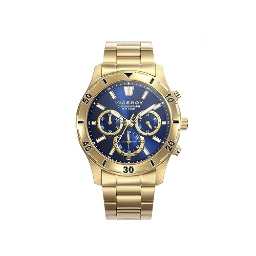 Viceroy Reloj Heat_BH_Style 401135-36 Hombre Acero IP Dorado