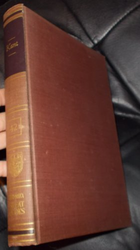 BRITANNICA GREAT BOOKS KANT #42 B0017T2I4Y Book Cover
