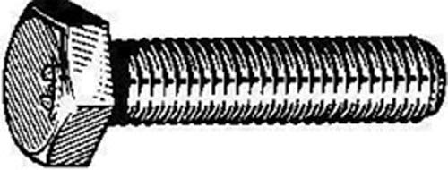10 M12-1.5 X 30mm Metric Hex Head Din 961 Cl 8.8 Black