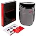 Lusso Gear Spill-Proof Car Trash Can - 2.5 Gal Gray Round - Removable Leak-Proof Liner & Flip-Top Lid - Hanging Trash Can & Trunk Organizer for SUV - Travel & Camping