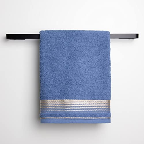 Kit Com 5 Toalhas de Rosto Macia Berlim - 48x80cm (Cores Variadas)