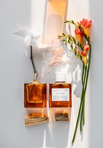 Image of KORRES Sikinos Eau de Toilette Spray, Unisex Vegan Fragrance, 1.69 Fl Oz | Watermelon Freesia Bamboo Top, Mimosa Lotus Salty Notes Heart, Cedarwood Sandalwood Musk Base, Summery Scent for Women & Men