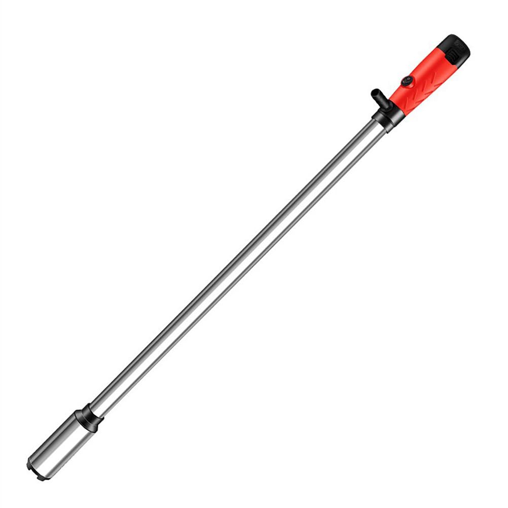 Bomba de transferencia inalámbrica, extractor de líquido portátil de acero inoxidable de 12 V, 30 l/min máximo, flujo de 5 m de elevación máxima, motor silencioso sin escobillas, para aceite, agua