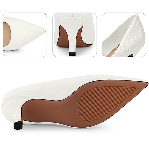 Perphy Pointed Toe Kitten Heels Pumps Leaf Print Classic Dress Wedding Shoes for Women3