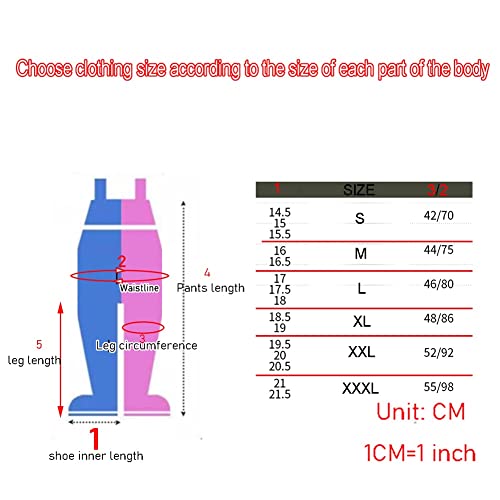 Waders Waadkleding Voor Kinderen Aan Zee, Kleuterschool Strand Steltlopers Met Regenlaarzen, PVC+gebreide Stof (Color : Pink, Size : S/1 piece) - Image 3