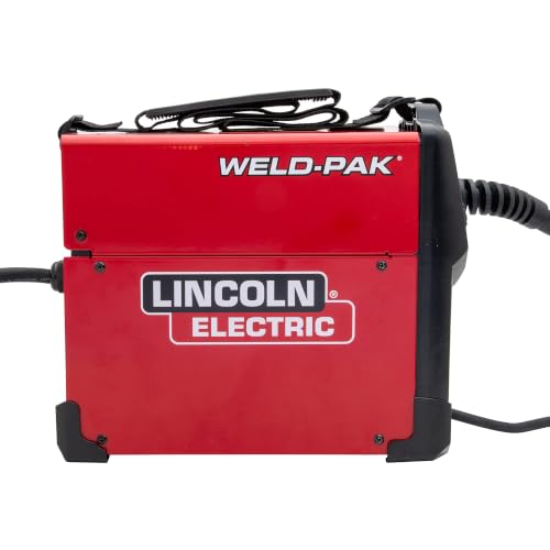 Image of Lincoln Electric 90i FC Flux Core Wire Feed Weld-PAK Welder, 120V Welding Machine, Portable w /Shoulder Strap, Protective Metal Case, Best for Small Jobs, K5255-1