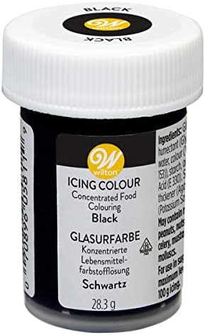 Wilton Black Gel Icing Colour, 28.3g (1oz) jar, 04-0-0037