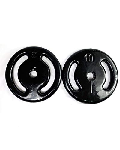 Anilha Emborrachada de 10kg Para Barras E Halteres Megagym