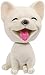 Bobble Head Dog Simulation Shaking Head Dog Bobbleheads Dog Toy Ornaments Mini Bobble-Head Toys for Car Vehicle Home Office Decoration - French Bulldog