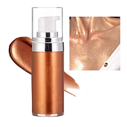Liquid Body Shimmer, Body Glitter Oil, Silky Body Shimmer Oil, Moisturizing Body Highlighter Shimmer, Liquid Illuminator, Shimmer Lotion For Body Makeup, Cream Body Glow Shimmer Bronzer Drops #TOP21