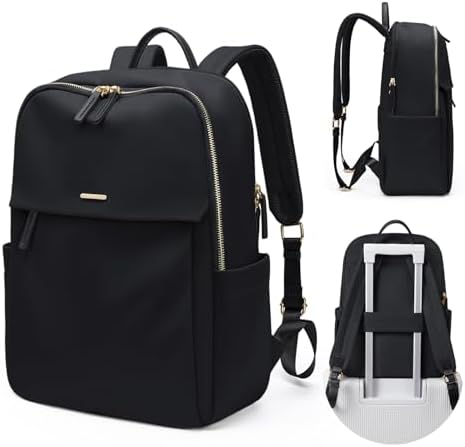 GOLF SUPAGS Women Laptop Backpack with Separate Laptop Compartment Fits 14 Inch Notebook Casual Daypack for Work Travel College Backpack Book Bags