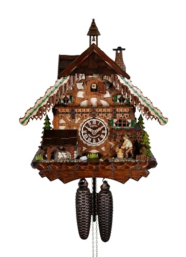 Engstler Schwarzwald Holzhacker Kuckucksuhrhaus