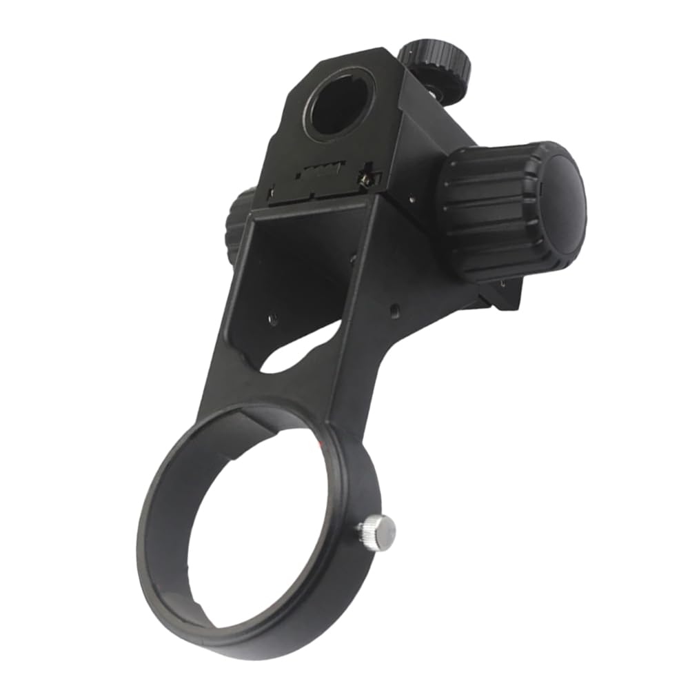 Soporte para Cabezal de Microscopio Estereoscópico, Brazo de Ajuste de Enfoque, Anillo de Microscopio, Soporte de Mandril, Diámetro 76 Mm, 25 Mm, Accesorios.
