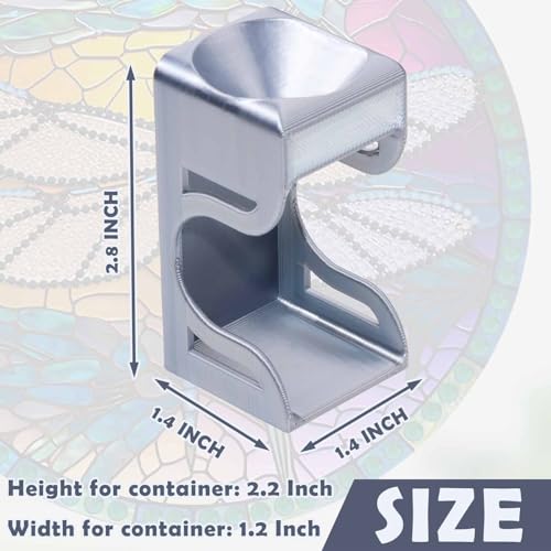 Image of Upgraded Diamond Painting Funnel for Round Containers, Portable Diamond Art Drill Funnel Tool
