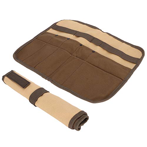 Tableware Bag, BBQ Cooker Set Storage Bag Picnic Cutlery Roll Flatware Organizers Tableware Storage Bag, Barbecue Tableware Bag for Picnic Barbecue Outdoor