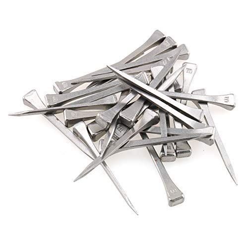 E-Outstanding 50-Pack Low Carbon Steel 2 Inch E5 Horseshoe Nails, Polished And Galvanized #TOP7