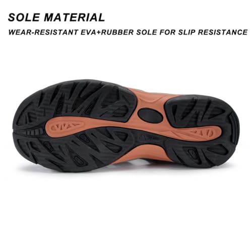 ailishabroy Mens Sandals Leather Hiking Slides Sport Slippers Fisherman Beach Shoes Closed Toe2