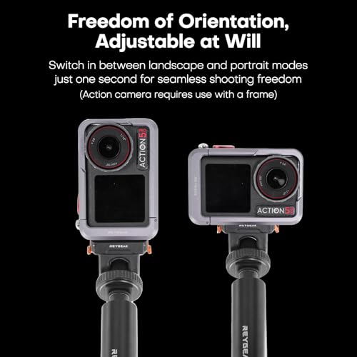 Support magnétique REYGEAK évite les vibrations sur DJI Osmo Action 3 - 4