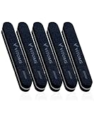 爪やすり 爪磨き バッファー スポンジファイル5本セット BLACK