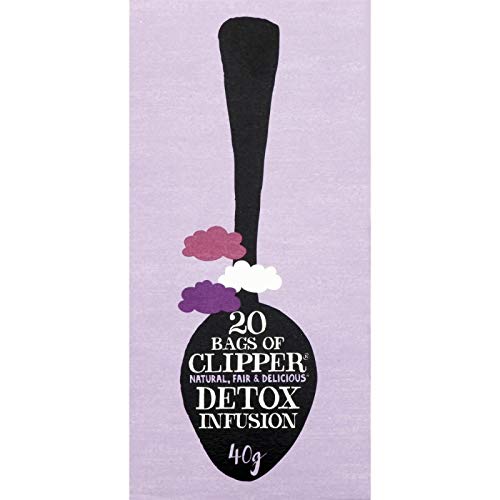 Délice Détox Bio ! Infusion Clipper pour Purifier - 40g Mélange naturel pour une détox gourmande Idéal pour une alimentation saine et équilibrée - Le Lot De 4