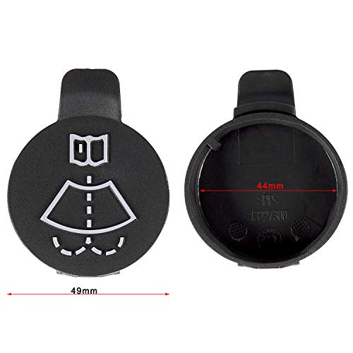image for BingSnow 2 Pcs Windshield Wiper Washer Fluid Reservoir Tank Bottle Cap