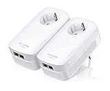 TP-Link TL-PA7020P KIT AV1000 Gigabit Powerline Netzwerkadapter(1000Mbit/s, 2 Gigabit Ports,...