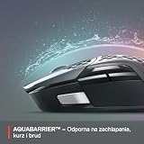 SteelSeries Aerox 5 Wireless - Mysz do gier z otworami RGB - Ultralekka, wodoodporna konstrukcja - 9 przycisków - Bluetooth/2,4 GHz - Sensor TrueMove Air 18K DPI