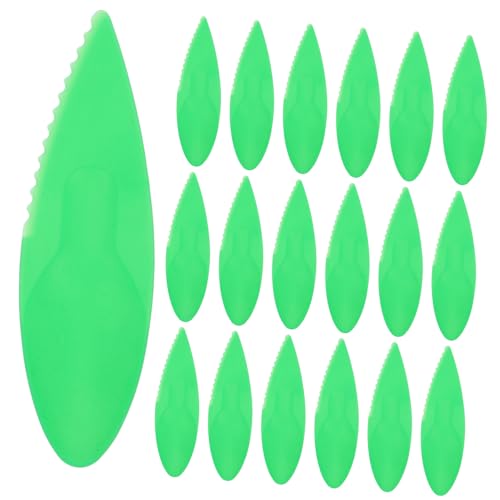 POPETPOP 50piezas Pelador De Kiwi Cuchara Para Cortar Kiwi De Plástico Utensilio De Cocina Para Pelar y Cortar Frutas