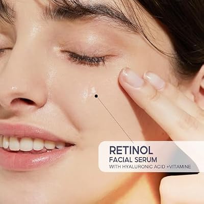 SUMAX Retinol Facial Serums With Hyaluronic Acid Vitamin C Retinol Serum For Face Anti-Aging Face Serum Moisturizer for Women and Men