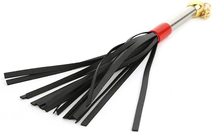 Unisex Whip Adult Supplies Stainless Steel Whip Queen's Little Whip Couple's Alternative Toy Training Leather Whip.