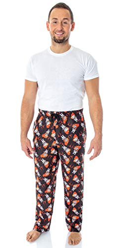 IT The Movie Men's Pennywise The Clown Character All-Over Print Horror Movie Sleep Pajama Pants Loungewear4