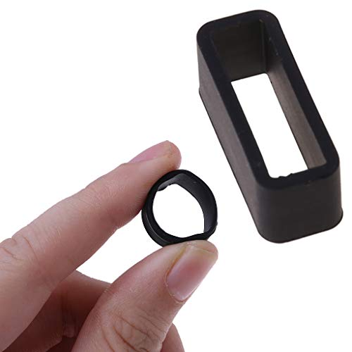 kdjsic Universele 18 mm riemlus siliconen gespsluiting ringconnector vervanging zwart voor Garmin smart - Image 7