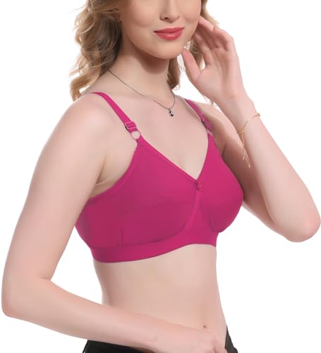 Image of Elina Women's 100% Cotton Regular Full Coverage T-Shirt Bra (Enora)
