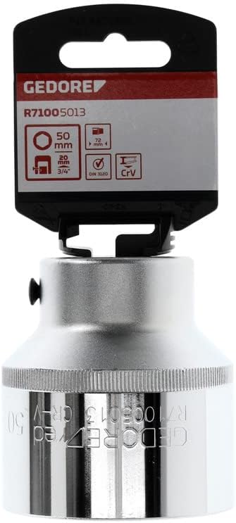 GEDORE RED Socket 3/4 Hexagon size50mm l.72mm