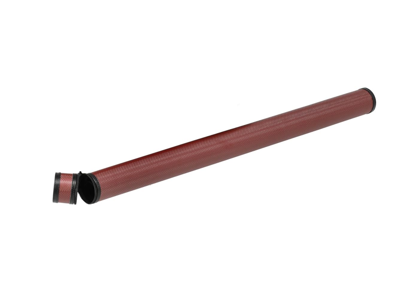 GEWA Bow Case for 2 Violin Bows - Hard Shell - YKK Zipper - Padded Interior - Red - Suitable for Space Bag Violin Case/Backpack
