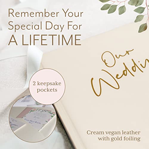 Your Perfect Day WEDDING ALBUM Personalized Large Memory Book For Family, Wedding, Anniversary, Guest Memory Book - Photo Album Scrapbook thumb #1