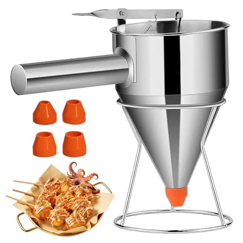 Distributeur de pâte en acier inoxydable durable avec son support de cuisson